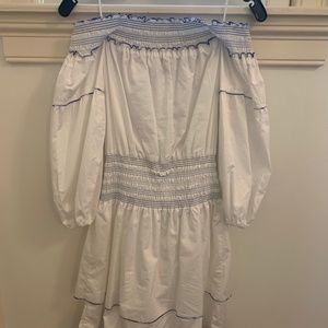 Parker Off the Shoulder Smocked Dress